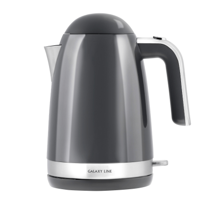 Чайник электрический с двойными стенками GALAXY LINE GL0332, 2200Вт, Объем 1,7л 220В/50Гц Графитовый