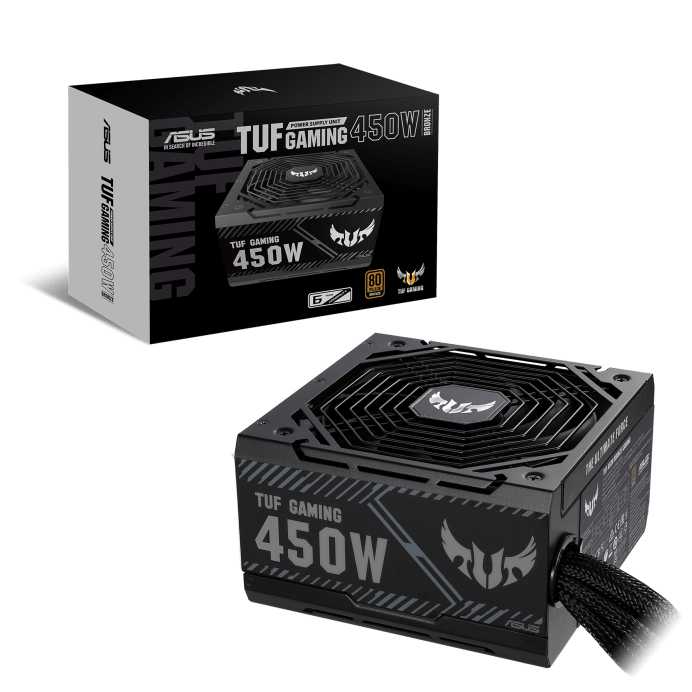 Блок питания ASUS TUF-450B-GAMING 450W 80Plus Bronze TUF-450B-GAMING