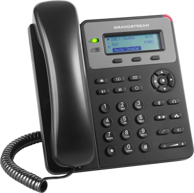 Grandstream GXP1615, PoE Small-Medium Business HD IP Phone, 2 line keys with dual-color LED, dual switched100M/100M Ethernet ports, (with power supply