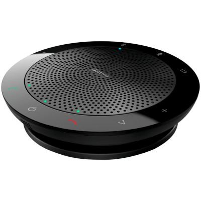 JABRA SPEAK 510 MS Speakerphone for UC &amp; BT, USB Conference solution, 360-degree-microphone, Plug&amp;Play, mute and volume button, Wideband, Bluetooth (up to 100 meters), Microsoft optimized Version B: incl. Smart Button activated via JABRA Direct