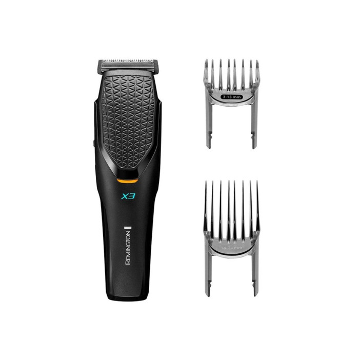 Машинка для стрижки, Remington, HC3000, 23 настройки длины стрижки, Работа от сети/аккумулятора, Самозатачивающиеся лезвия, Влажная очистка, 2 насадки, Время работы 45 мин, Мощность 4.8 Вт, Черный