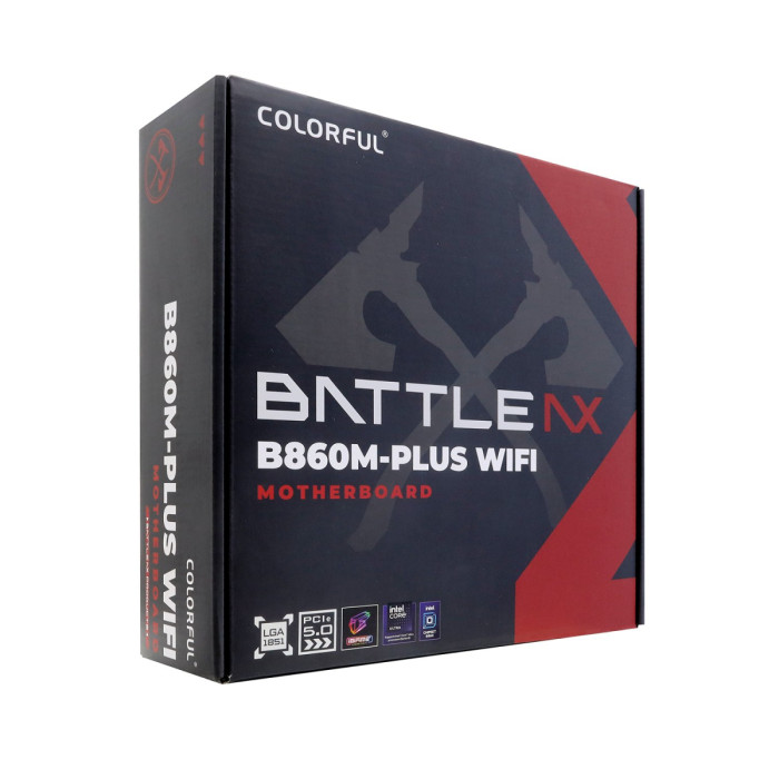 MB Socket1851, MATX, iB860 (VGA+HDMI) Colorful BATTLE-AX B860M-PLUS WIFI V20, 4DDR5, PCIx16, PCIx4