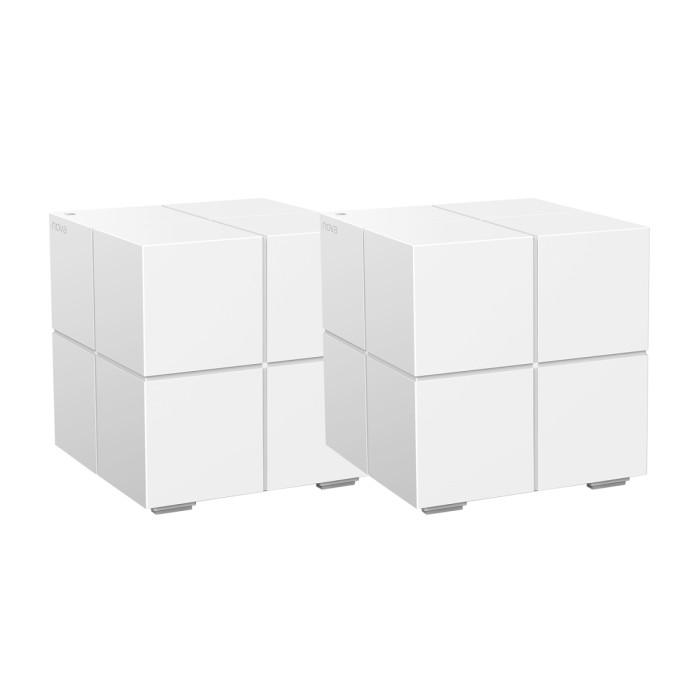 Wireless Mesh System, Tenda Nova MW6-2 (2-pack), WiFi 5 (1200M), (1+1) x 10/100/1000M