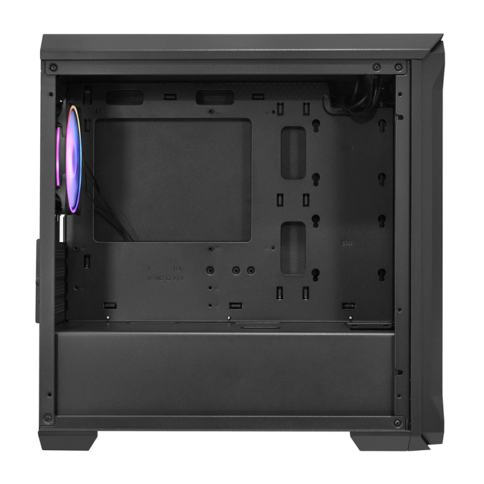Case MATX mini tower APEX, Tank Mini+, 4*120mm ARGB fans + ARGB fan hub + remote control (без БП)