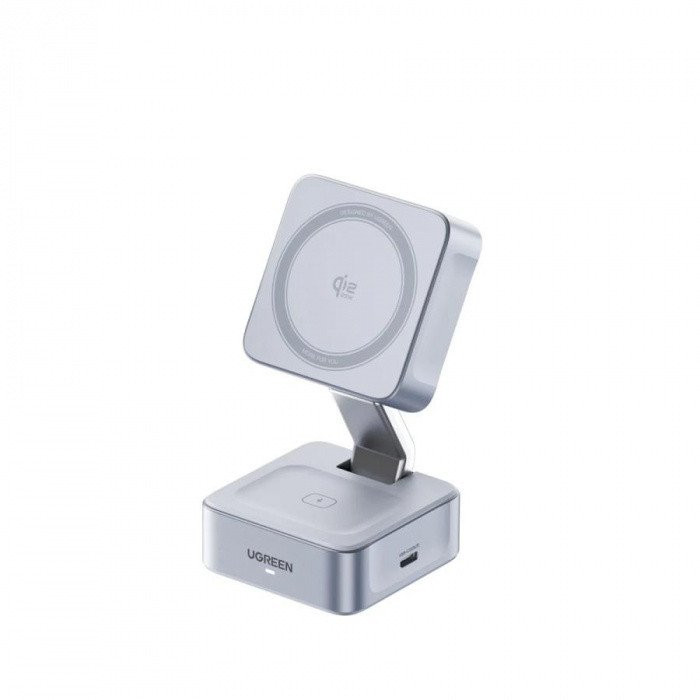 Беспроводная зарядка Ugreen W752 55960B 2-in-1/25W Magnetic Wireless Charger