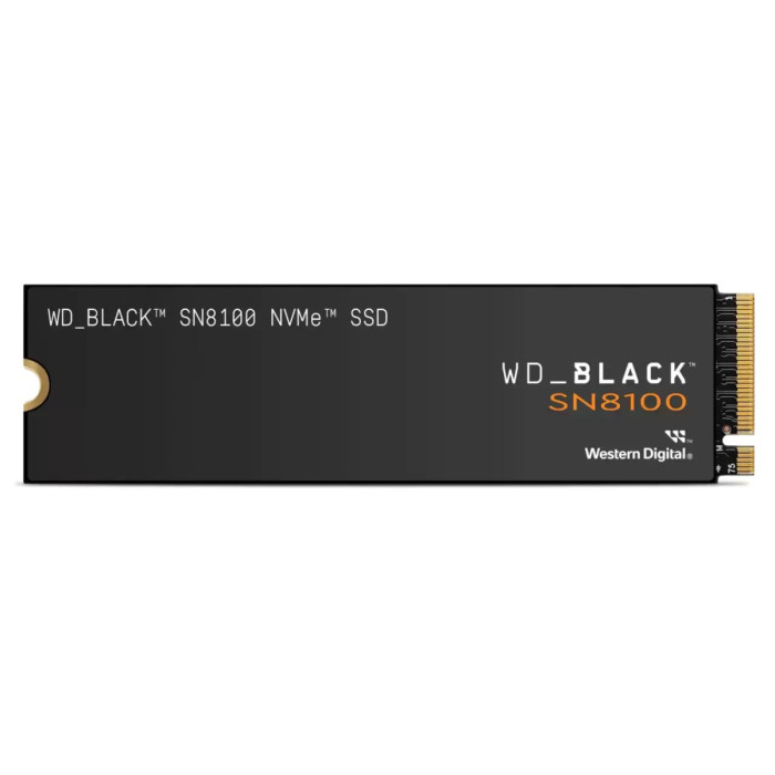 Твердотельный накопитель 1000GB SSD WD BLACK SN8100 M.2 2280 NVMe R14900/W11000 WDS100T1X0M-00CMT0