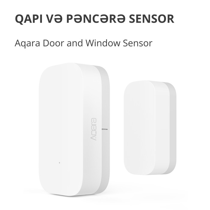 Aqara Door and Window Sensor: Model No: MCCGQ11LM; SKU: AS006UEW01