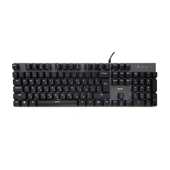 KeyBoard  USB, Hama MKC-650, R1182678, 105 keys, 1.8 cable,  Black