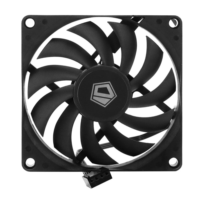Fan for case,  8cm, ID-Cooling, NO-8010-PWM, 800-3000rpm, 25.4CFM, 27.8dBA
