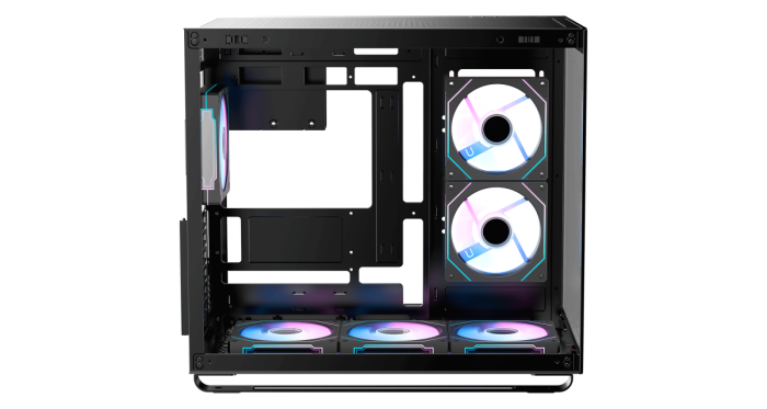 Корпус Ocypus Iota C70 BK ARGB ATX/mATX/mITX 2xUSB, Type-C, Черный, Iota-C70-BKD600XX-GL