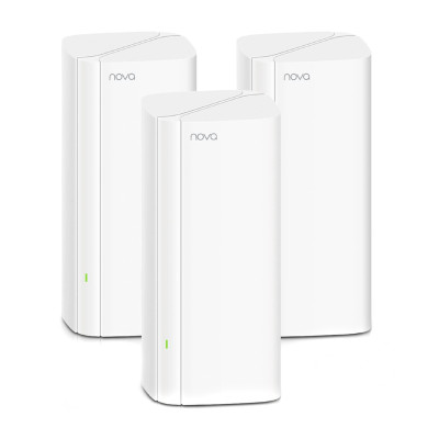 Wireless Mesh System, Tenda Nova MX12 (3-PACK), WiFi 6 (AX3000M), 3 x 10/100/1000M per node