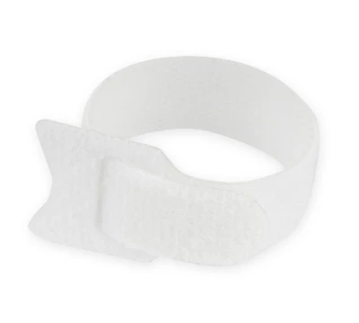 Хомуты-липучки Cablexpert на основе ленты Velcro® 145 x 11 мм, белые (12 шт.)