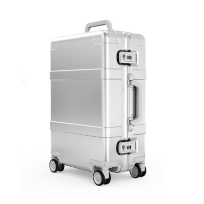 Чемодан NINETYGO Metal Luggage 20   Серебристый
