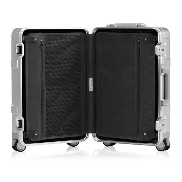 Чемодан NINETYGO Metal Luggage 20   Серебристый
