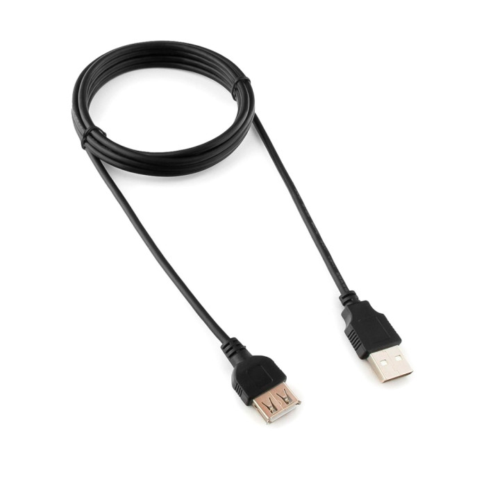 Cable USB (удлинитель) Type Am- Af, 1.8m, Cablexpert CC-USB2-AMAF-6B-N, USB 2.0