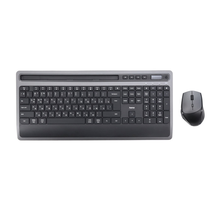 KeyBoard + mouse Wireless, Hama KMW-600 Plus, R1182686,105 keys, USB, black