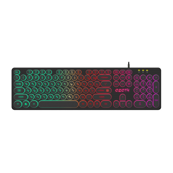 KeyBoard  USB, Defender Ozoth GK-106 RU, Black, (45106)