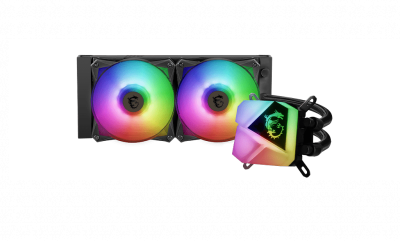 Водяное охлаждение для CPU MSI MAG CORELIQUID C280. Socket Intel/AMD, 4pin, Fan 2x140см, ARGB