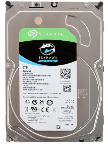 Жесткий диск для видеонаблюдения  3Tb Seagate SkyHawk Surveillance SATA3 3.5"  256Mb ST3000VX015