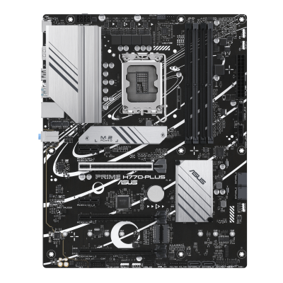 Материнская плата ASUS PRIME H770-PLUS, LGA1700 4xDDR5 4xSATA3 3xM.2 RAID HDMI DP ATX