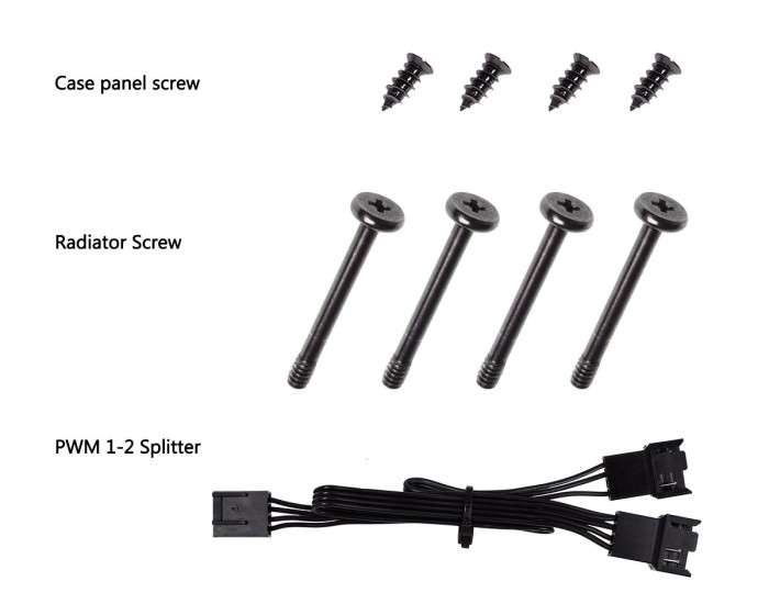 Вентилятор для корпуса ID-COOLING WF-14025-XT BLACK