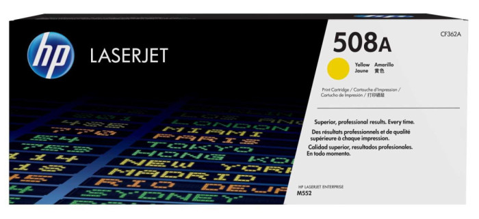 Картридж HP 508A Yellow LaserJet Toner Cartridge для HP Color LaserJet M552/M553/M577/E55040/E57540