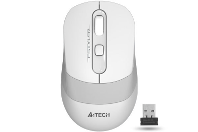 Мышь A4tech Fstyler FG10-WHITE, оптическая 2000DPI, AA, беспроводная 2,4G
