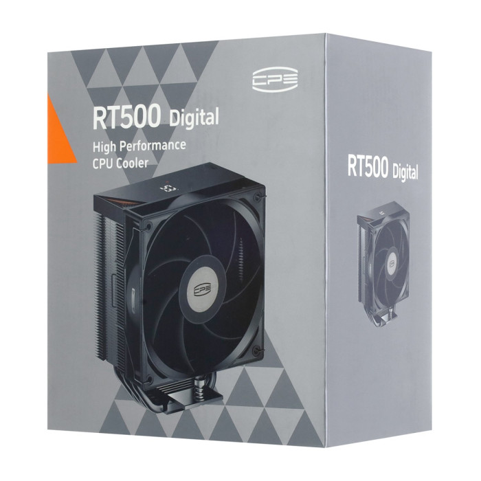 Cooler PCCooler, for S1700/1200/115x/AMD, RT500 Digital BK, 2200 rpm, 240W