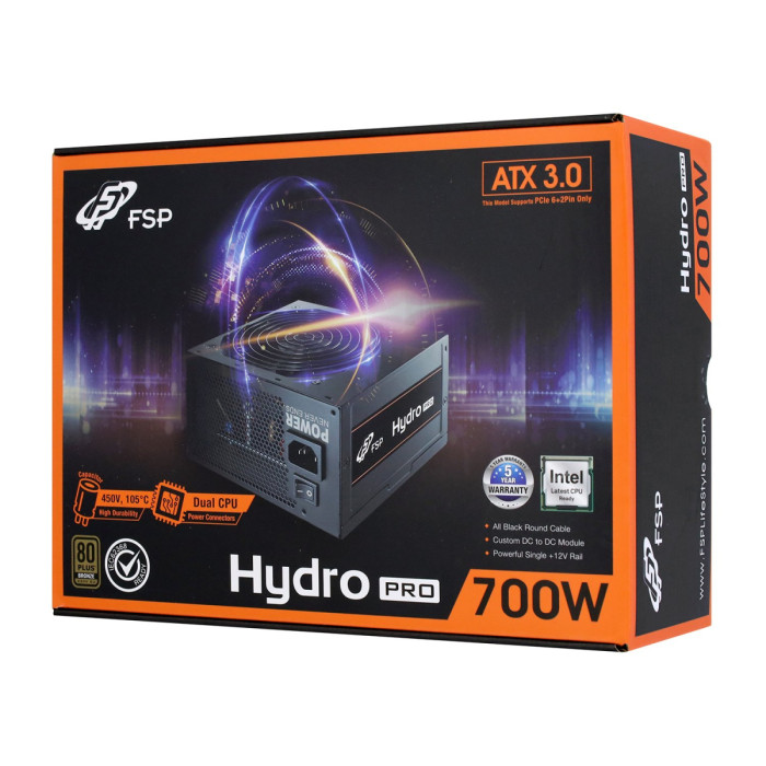 Power supply ATX FSP Hydro Pro HP2-700 , Modular, 700W, 80Plus Bronze