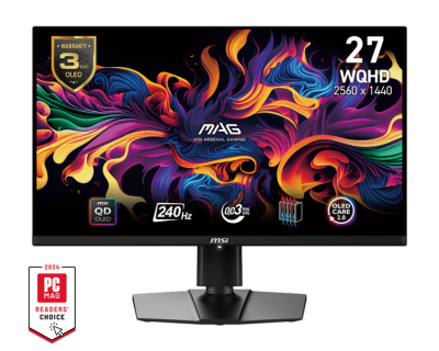 Монитор 26.5&quot; MSI MAG 271QPX QD-OLED E2 2560x1440 240Hz 0.03ms 1.5млн:1 2xHDMI 1xDP 1xUSB-C