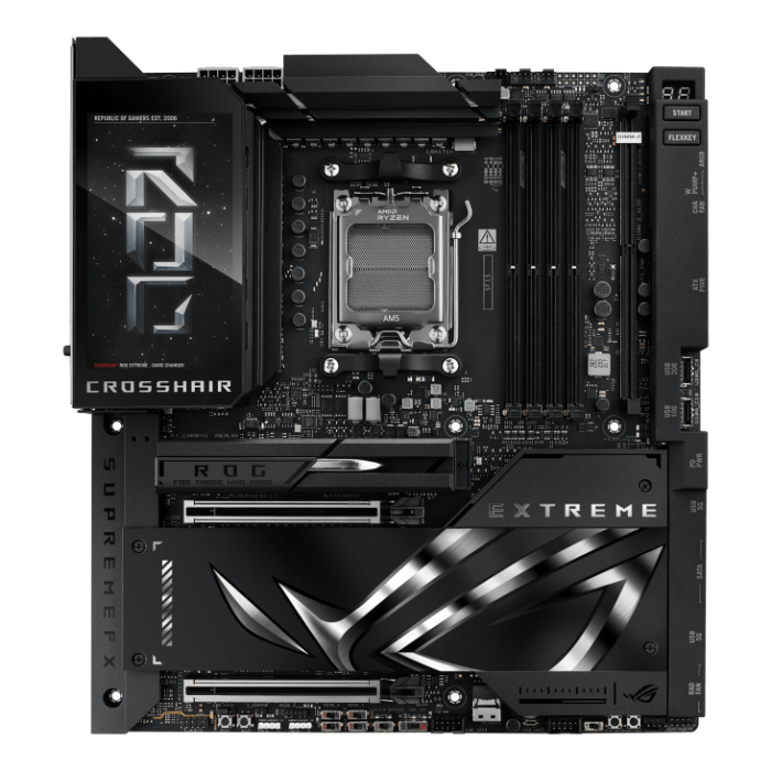 Материнская плата ASUS ROG CROSSHAIR X870E EXTREME AM5 4xDDR5 4xSATA Raid 5xM.2 4xType-C HDMI E-ATX