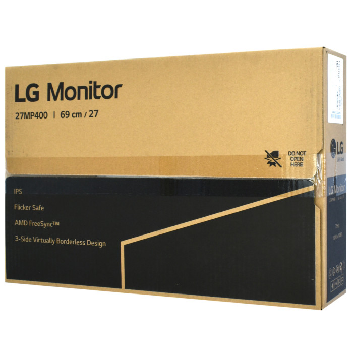 LCD 27" LG 27MP400-B, 1920x1080 IPS (LED), 5ms, 250 cd/m2, 1000:1, D-Sub/HDMI