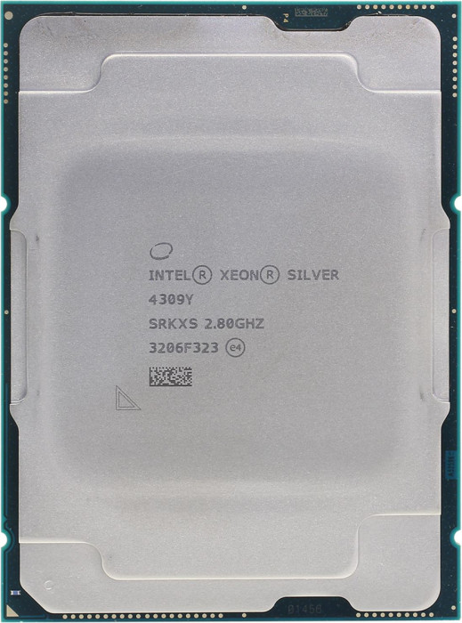 Процессор Intel XEON Silver 4309Y, Socket P+ (LGA4189), 2.80GHz (max 3.6GHz), 8/16, 105W, tray