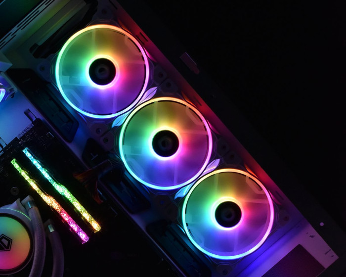 Вентилятор для корпуса ID-COOLING ZF-12025-ARGB-SNOW