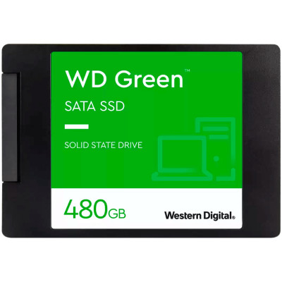 SSD WD Green (2.5&quot;, 480GB, SATA 6Gb/s)