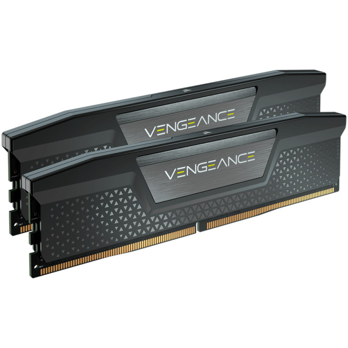 Corsair DDR5, 6000MT/s 64GB 2x32GB DIMM, Unbuffered, 30-36-36-76, Std PMIC, AMD EXPO, VENGEANCE DDR5 Black Heatspreader, Black PCB, 1.4V