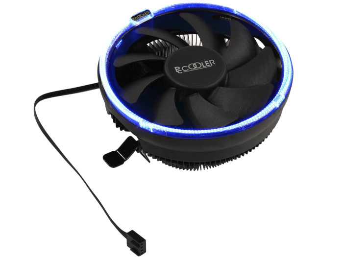 Cooler PCCooler, for S1700/1200/115x/775/AMD, E126MB, 1000-1800rpm, 92W, blue LED
