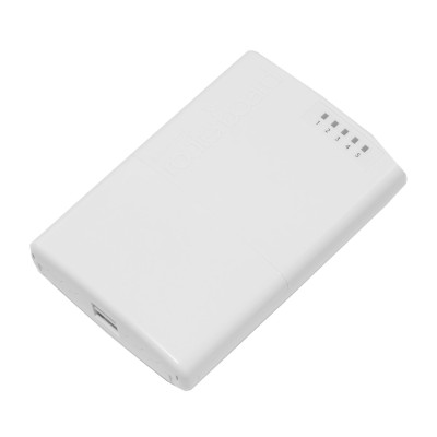Router  5+1 port 10/100M, MikroTik RB750P-PBr2, (5+1) RJ45, PoE, outdoor