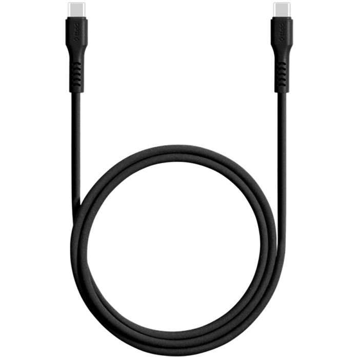 ttec USB-C - USB-C 60W PD/QC Fast Charging/Data Cable, 120cm, Black