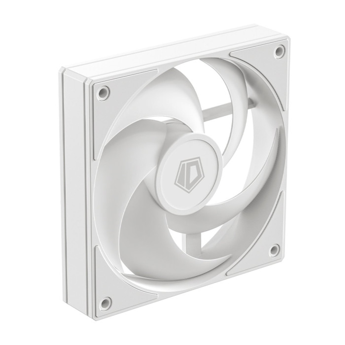 Fan for case, 12cm, ID-Cooling, AS-120-W, 2000rpm, 58CFM, 27.2dBA, white, 4pin