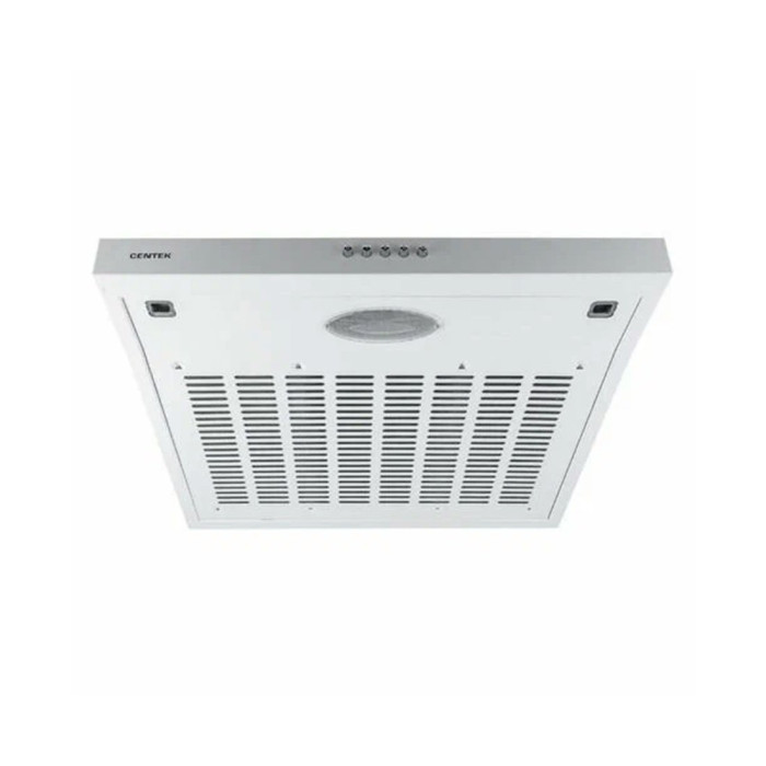 Вытяжка, Centek, CT-1801-50 White, Козырьковая, Ширина 50см, 350 м3*час, 81,5W, 3 скорости, LED, Белый