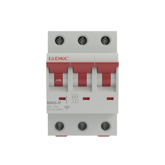 Автоматически выключатель DKC MD63S-3PC32 YON max 3П 32А С 4,5кА