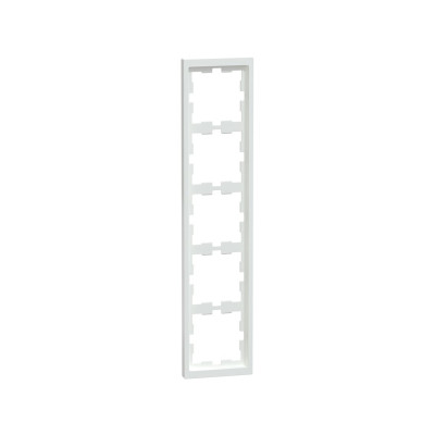 Рамка MERTEN MTN4050-6535 D-Life 5 постовая белый лотос