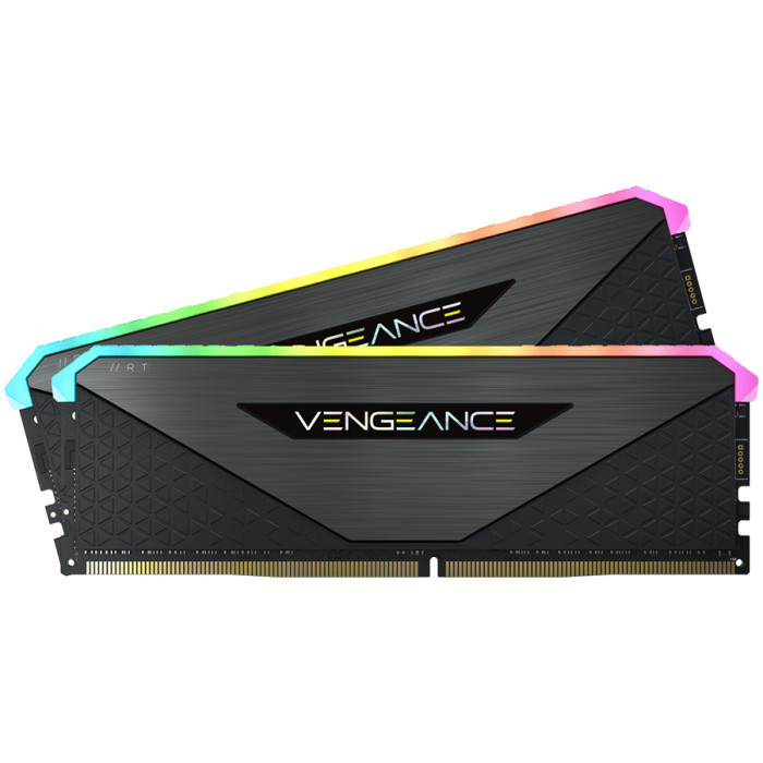 Corsair DDR5, 6000MT/s 64GB 2x32GB DIMM, Unbuffered, 30-36-36-76, Std PMIC, AMD EXPO, VENGEANCE RGB DDR5 Black Heatspreader, RGB LED, 1.4V