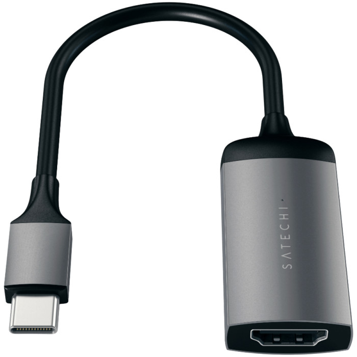 SATECHI Aluminum Type-C to HDMI Adapter 4K 60Hz Space Gray