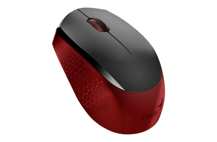 Беспроводная оптическая мышь Genius NX-8000S, 2.4GHz Wireless Silent Mouse , AA x 1, 31030025401, Red