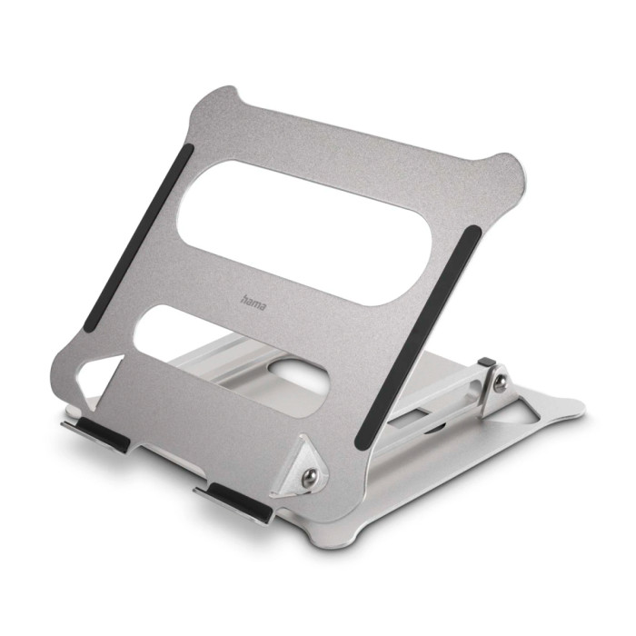 Подставка для ноутбука Hama Alu (00053044), up to 15,4", Silver