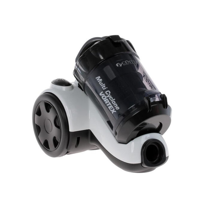 Пылесос, Centek, CT-2528, Мультициклон, 2000/350Вт, Стакан 1,5 л, Телескоп металл трубка, Белый/черный