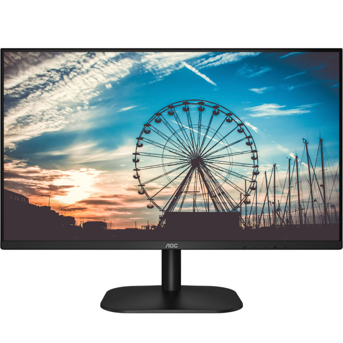 LCD 27" AOC 27B2QAM, 1920x1080 VA (WLED), 4ms, 250 cd/m2, 4000:1, D-Sub/HDMI/DP