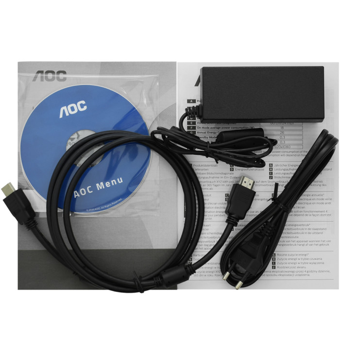 LCD 27" AOC 27B2QAM, 1920x1080 VA (WLED), 4ms, 250 cd/m2, 4000:1, D-Sub/HDMI/DP